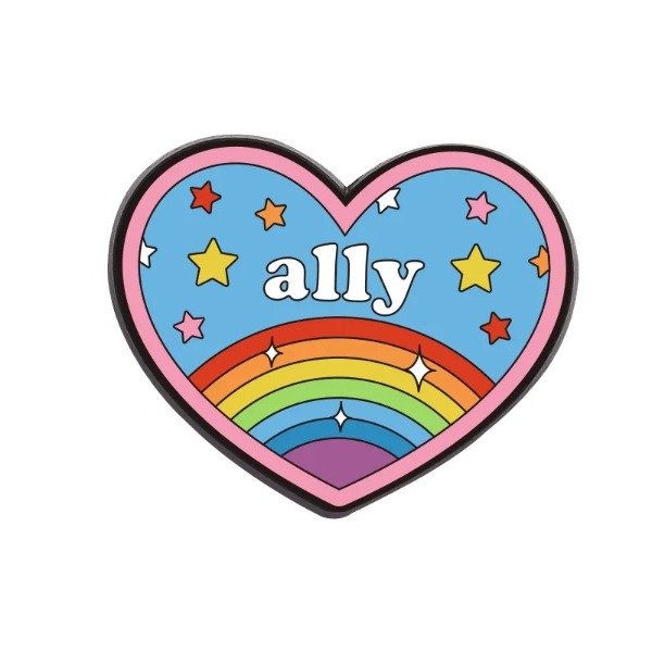 Producto - Pin Pride - Corazón Ally - Aliado