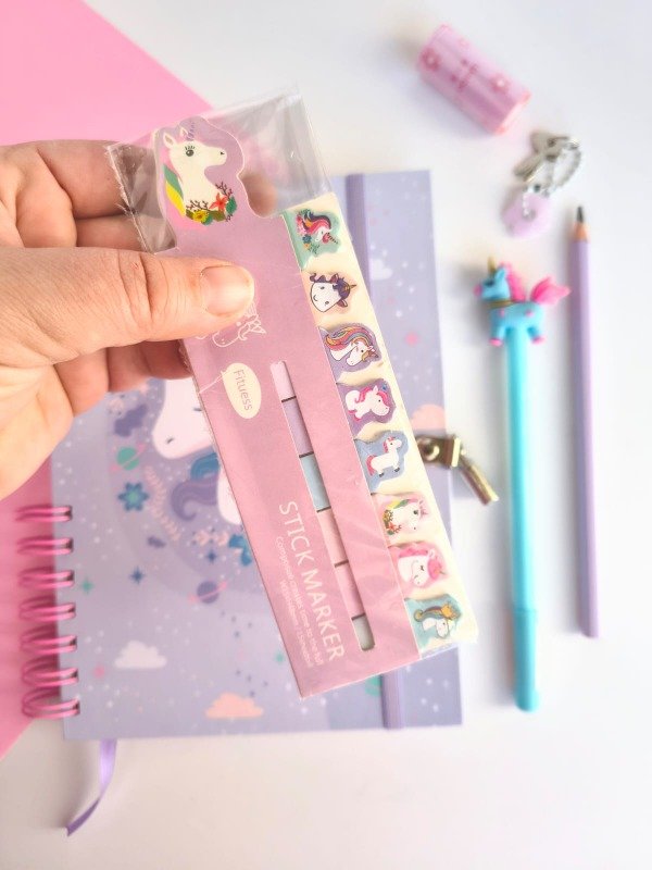 Producto - Combo: Diario íntimo Unicornio + Accesorios - 4