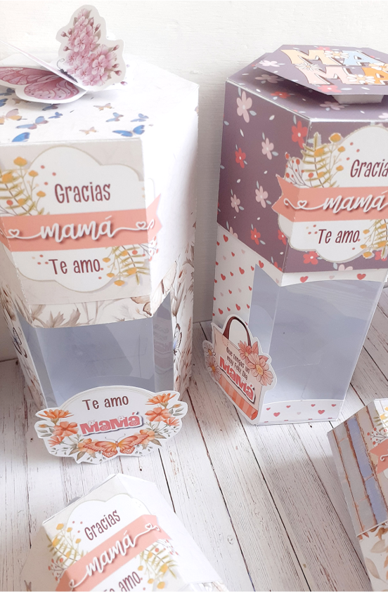 Producto - CAJAS HEXAGONALES DIA DE LA MADRE - 5