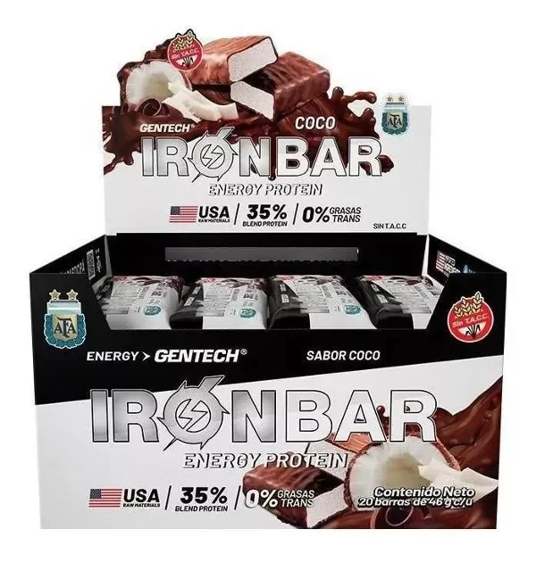 Producto - Iron Bar Gentech Coco x20u