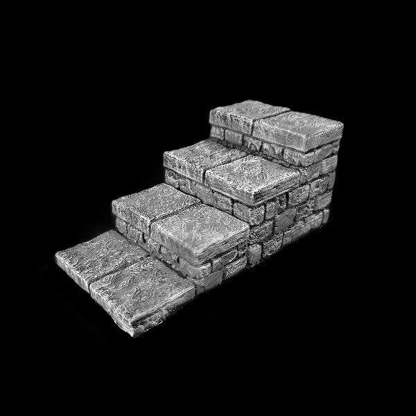 Producto - Escalera sin encastre 2x4 (50x100mm) Dungeon Stone