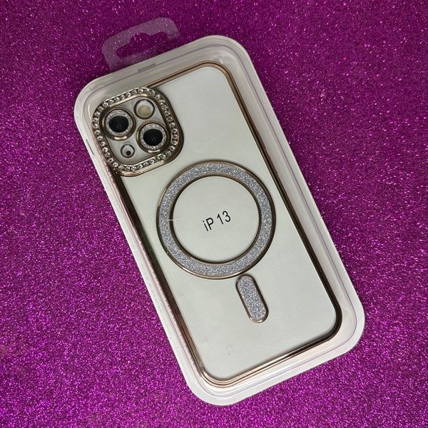 Producto - MAGSAFE GLITTER DORADA