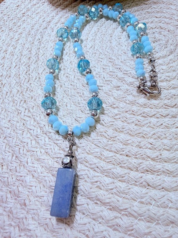 Producto - Collar Cuarzo azul
