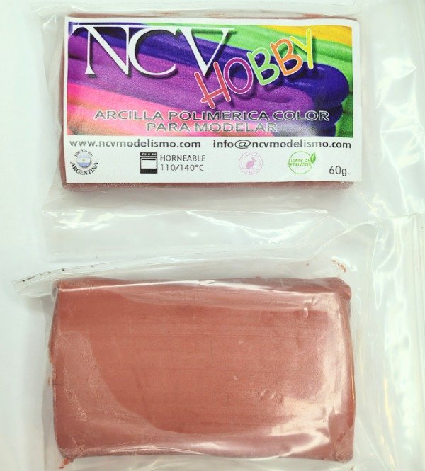 Producto - Arcilla polimérica Hobby NCV TIERRA OSCURO 60g