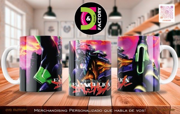 Producto - Taza - Anime - Neon Genesis Evangelion - TZ-RT-BL-11OZ-125-ANM-NGE