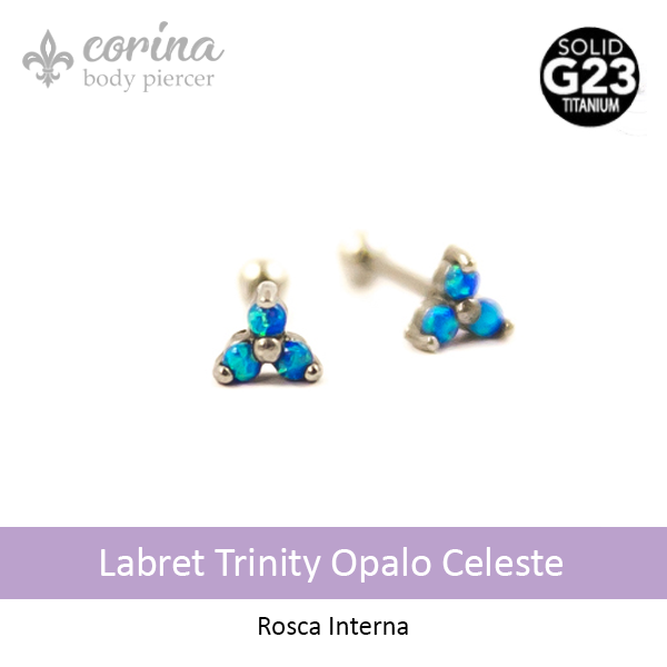 Producto - Labret Trinity Opalo Celeste