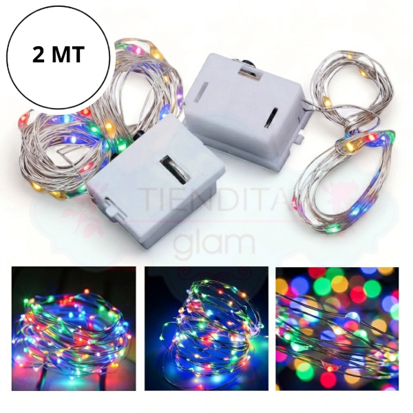 Producto - TIRA ALAMBRE LED MULTICOLOR 2 MTS