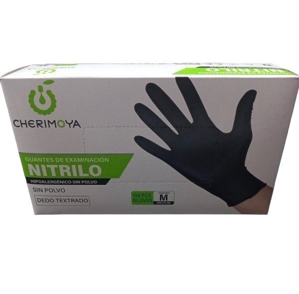 Producto - Guantes Nitrilo Negro x100