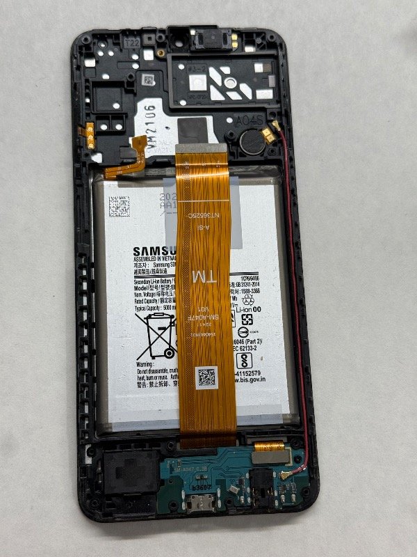 Producto - MARCO+COAXIL+BATERIA+PLACA DE CARGA SAMSUNG A04S A047 - DESARME
