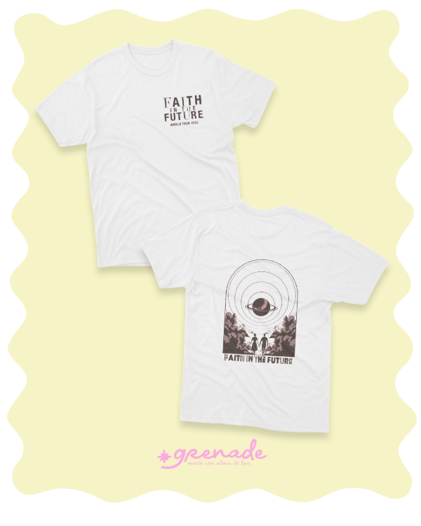 Remera "faith in the future saturn"