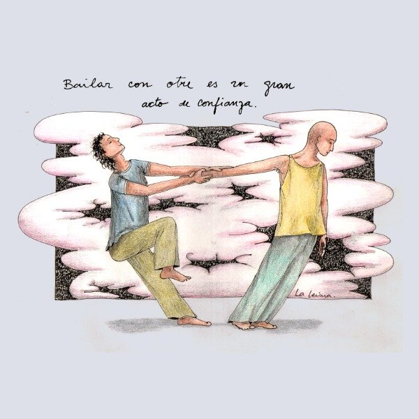 Producto - Calco "Bailar con otre es un gran acto de confianza"