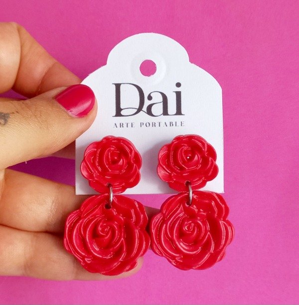 Producto - Aros Rosas Rojo