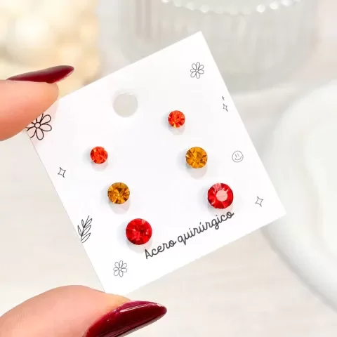 Producto - aros cubic mix colores 2