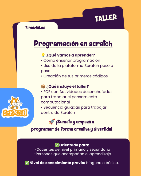 Producto - MasterClass: ENSEÑANZA DE LA PROGRAMACIÓN 1