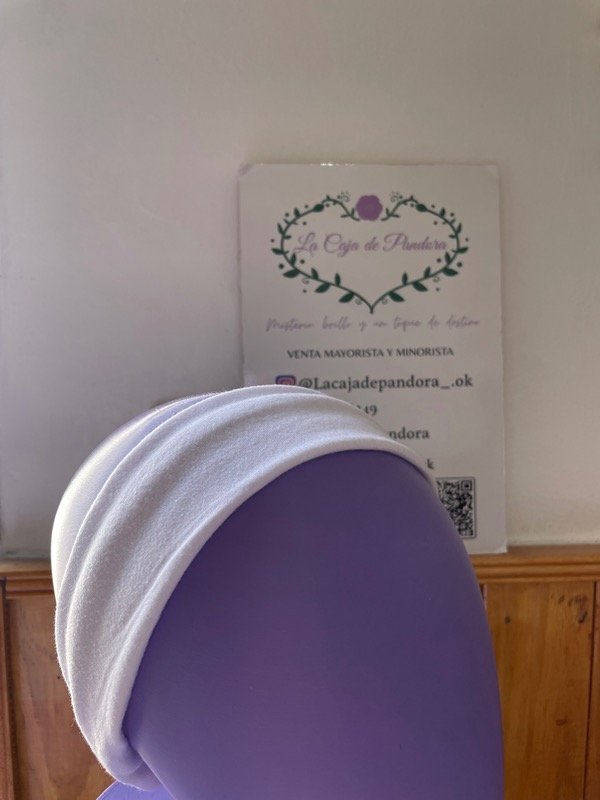 Producto - Bandana blanca