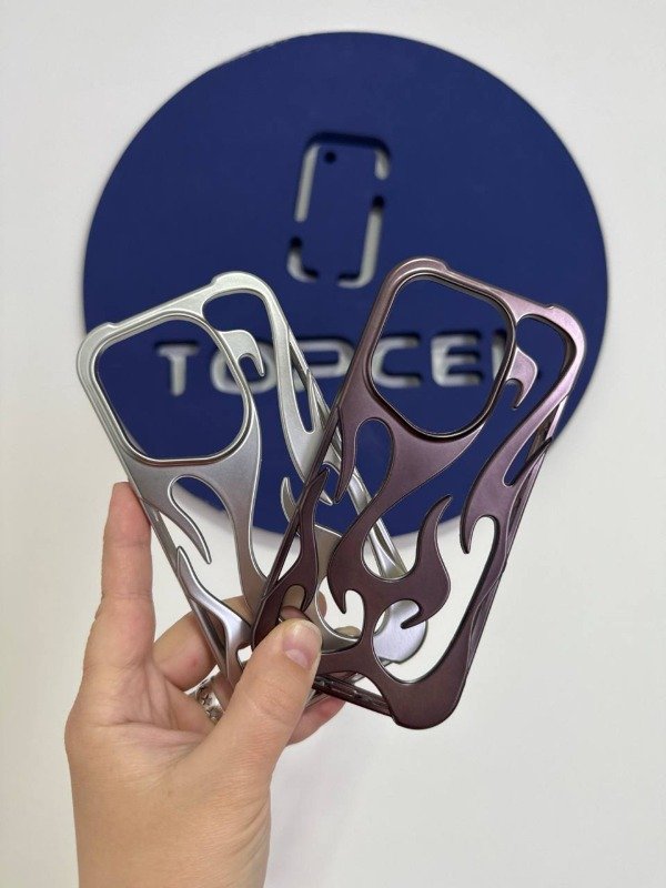 Producto - FUNDA TPU FLAME CROMADA PARA IPHONE 15 PRO