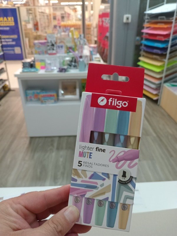 Producto - Resaltador filgo fine mute x 5 unidades