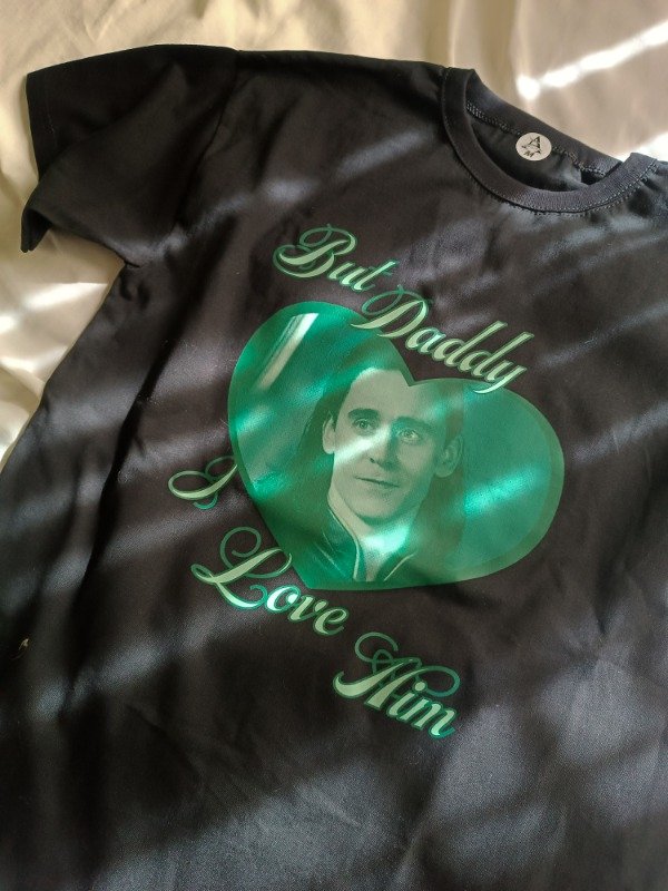 Producto - Remera Daddy I Love Him Loki