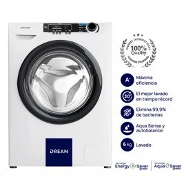 Producto - LAVARROPAS CARGA FRONTAL 6 KG BLANCO DREAN LFDR0608LB0