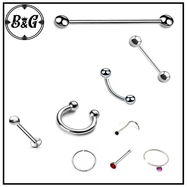 Producto - PACK X8 Piercing Basicos a elección(SIN REPETIR)