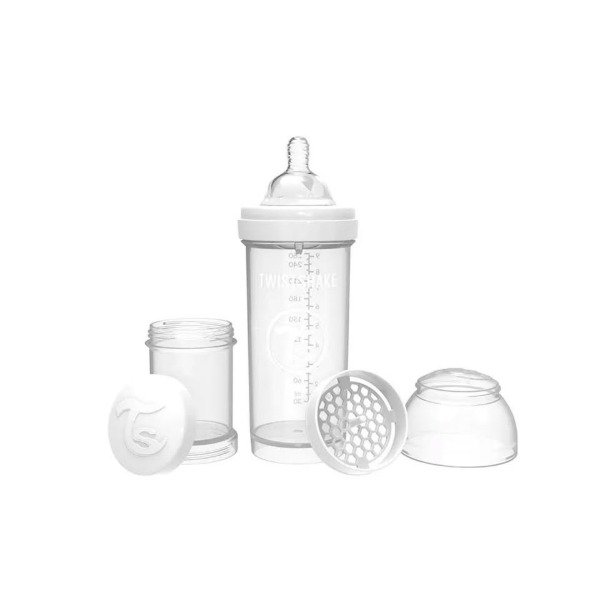 Producto - Mamadera Anti Cólicos 260ml - TwistShake "color: Blanco"