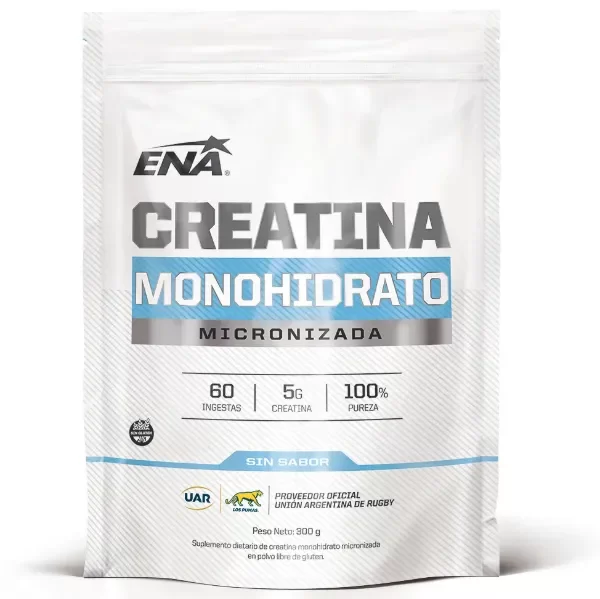 Producto - Creatina Micronizada ENA - Monohidrato puro sabor neutro, 300 g