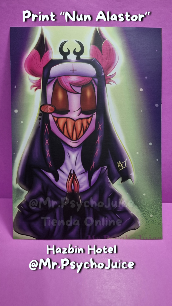 Producto - PrintMonja Alastor - Hazbin Hotel
