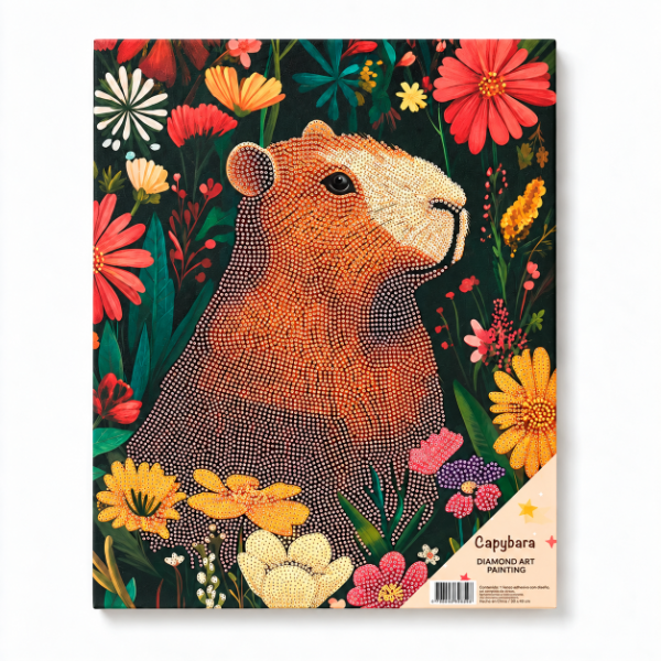 Producto - DIAMOND PAINTING - Cuadro Capybara - 0