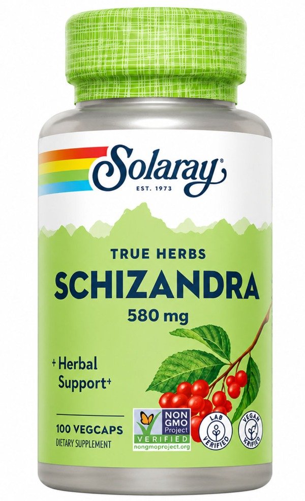 Producto - Solaray - Schizandra 580mg x 100 capsulas