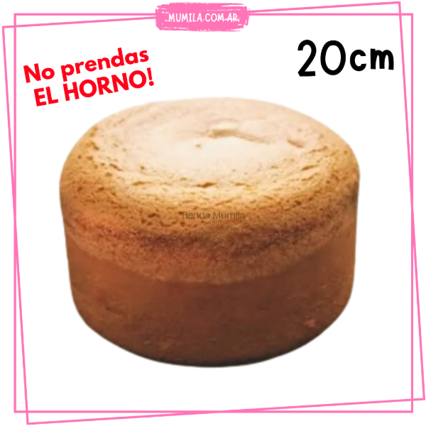 Producto - Bizochuelo vainilla 20cm 500gr