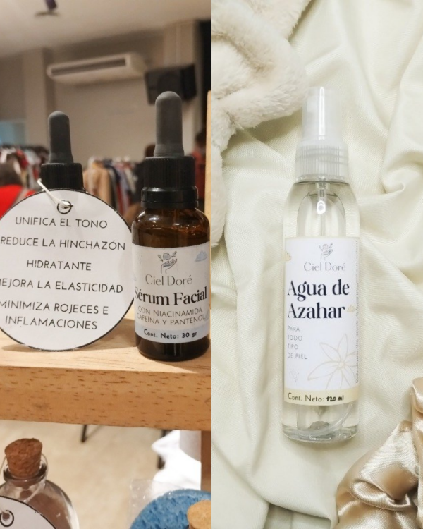 Producto - Combo: Tónico Natural 100ml + Sérum con Niacinamida, Cafeína y Pantenol
