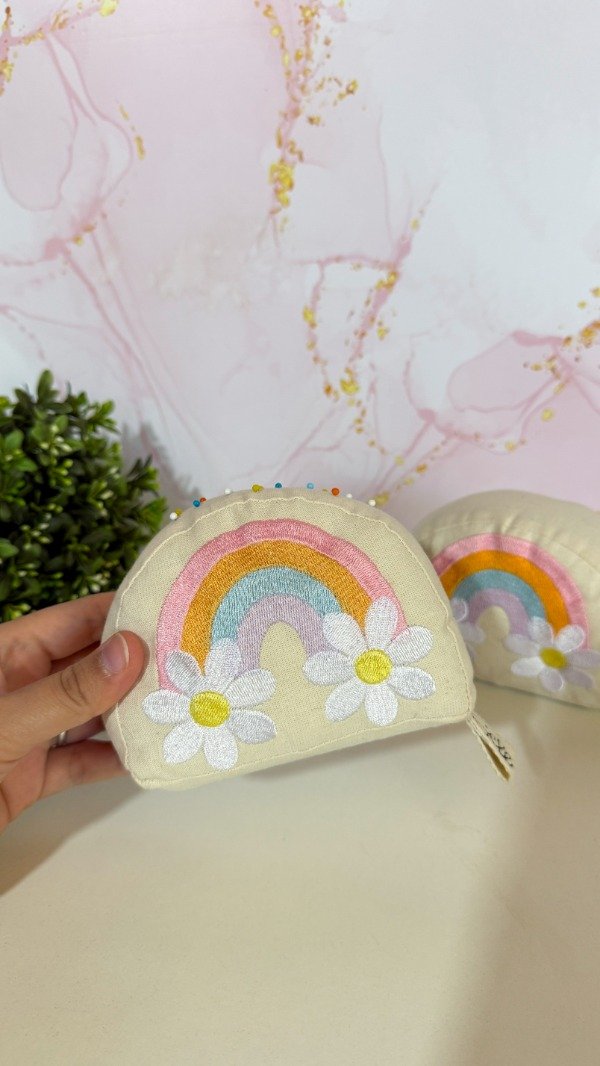 Producto - Alfiletero arcoíris margarita tonos pastel