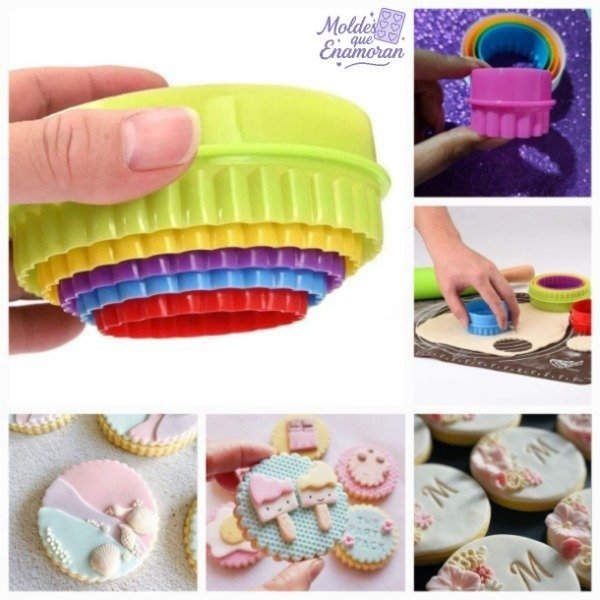 Producto - Set cortantes redondos 5 tamaños doble filo
