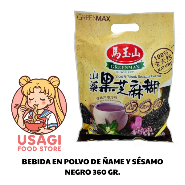 Producto - BEBIDA EN POLVO DE ÑAME Y SÉSAMO NEGRO 360 GR.