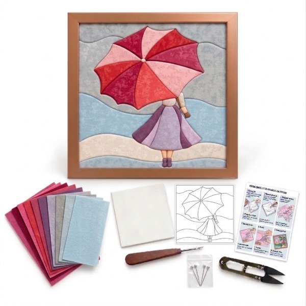 Producto - Kit Kinusaiga con bastidor Patchwork sin Costura Mujer - 0