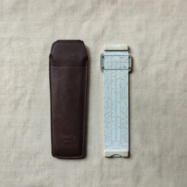 Producto - Regla de cálculo ARISTO 868 con estuche original /Alemania 1970-80/Vintage - 1