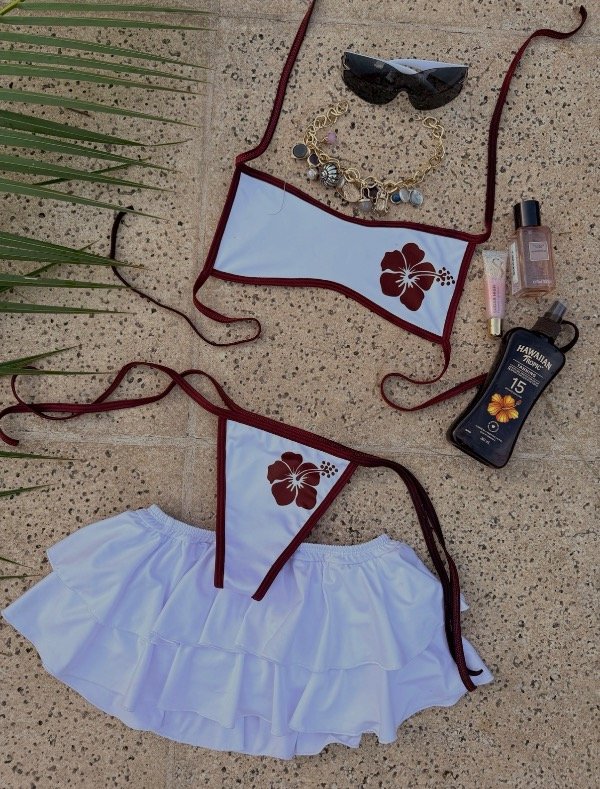 Producto - Trio bikini blanco