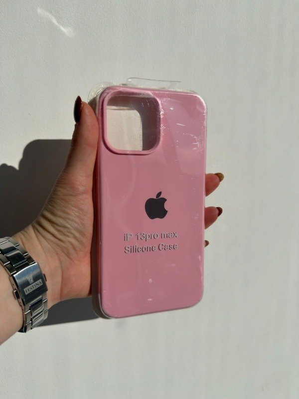 Producto - Silicone case Iphone 13 pro max rosa