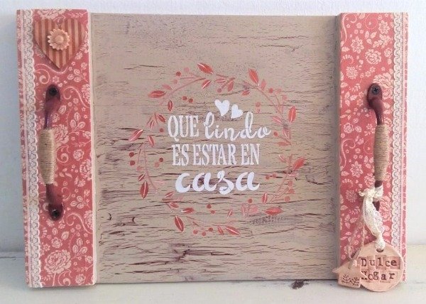 Producto - Bandeja Desayunadora "ESTAR EN CASA"