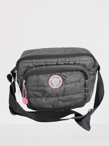 Producto - Bandolera puff negra