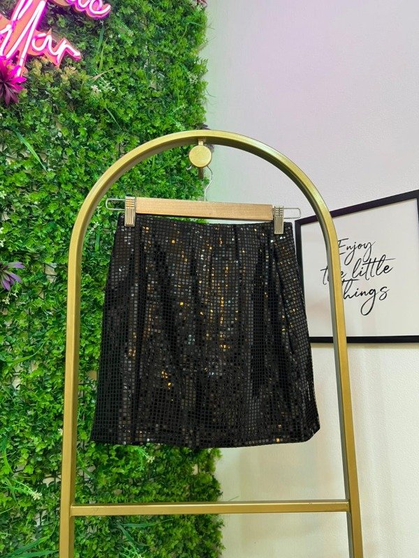 Producto - Short pollera importada brillo noche DELFI 0482