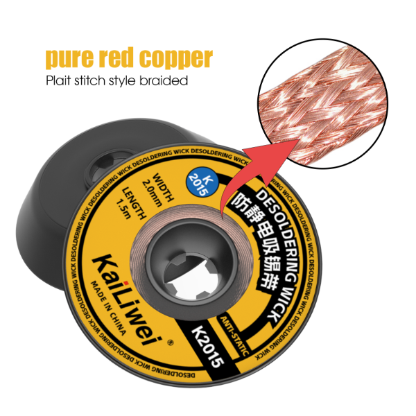 Producto - MALLA DESOLDANTE KAILIWEI K2015