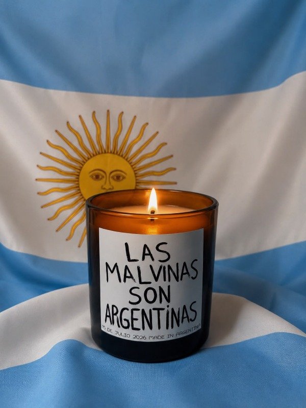 Producto - Vela Artesanal Malvinas Argentinas Edición Limitada