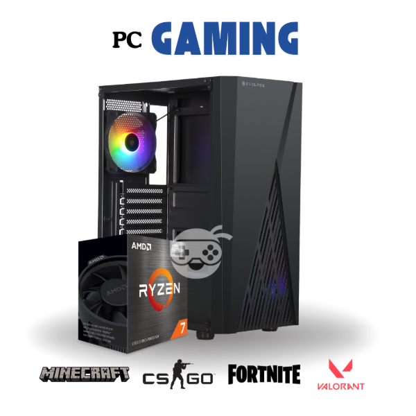 Producto - PC - STREAK / Ryzen 7 5700G / 16GB RAM / SSD 512GB