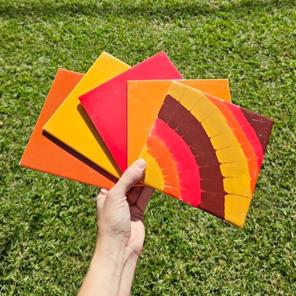 Producto - Pack Azulejos calidos x4 + azulejo artistico