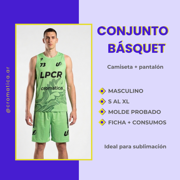 Producto - Molde Conjunto de básquet+ Fichas