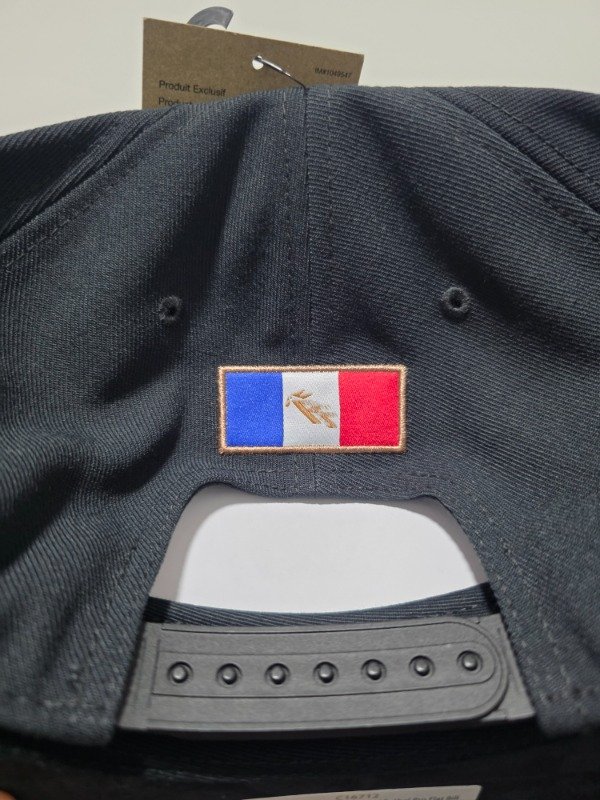 Snapback Francia national team total black Nike pro one size 2026 — imagen 9