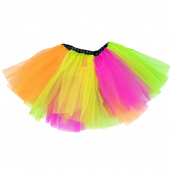Producto - Tutu 30cm 2 capas multicolor x1