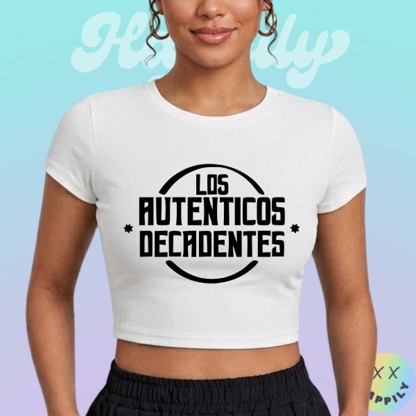 Baby Tee Los Autenticos Decadentes #4