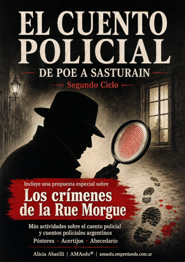 Producto - Lectura LOS CRÍMENES DE LA RUE MORGUE y el cuento policial